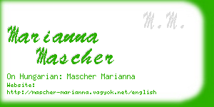 marianna mascher business card